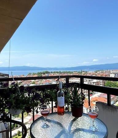 Stunning Lake And Mountain Views - Velkoski Apartments Ohrid Luaran gambar